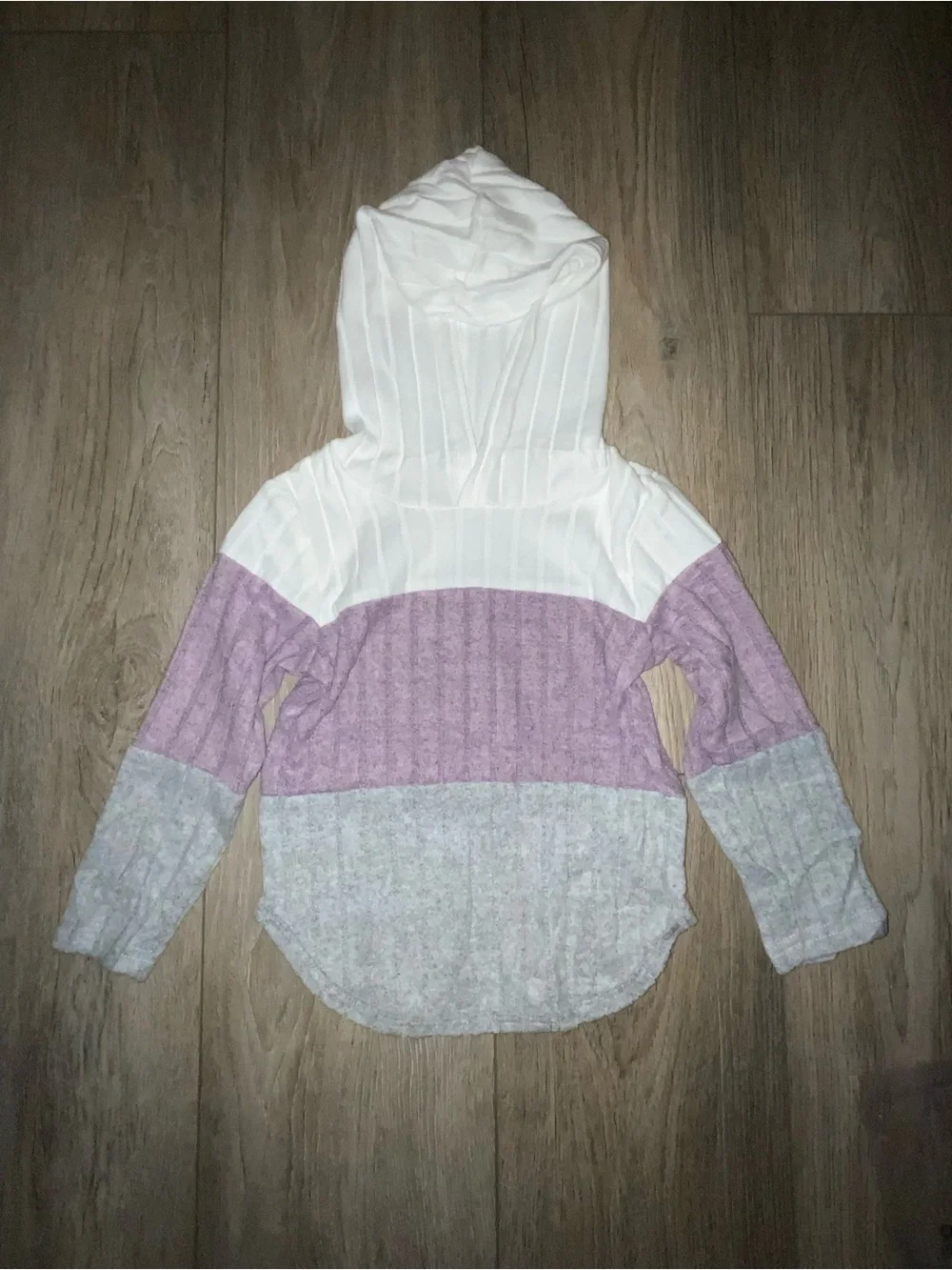 Amazon Girls Colorblock Hoodie & Leggings Set - White, Pink, Gray